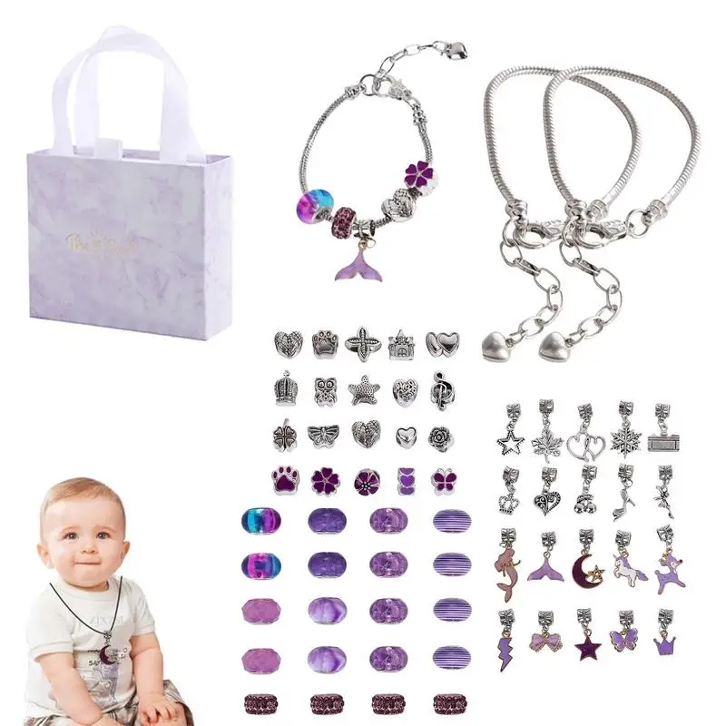 

Женский набор из бисера и браслета с коробкой для хранения