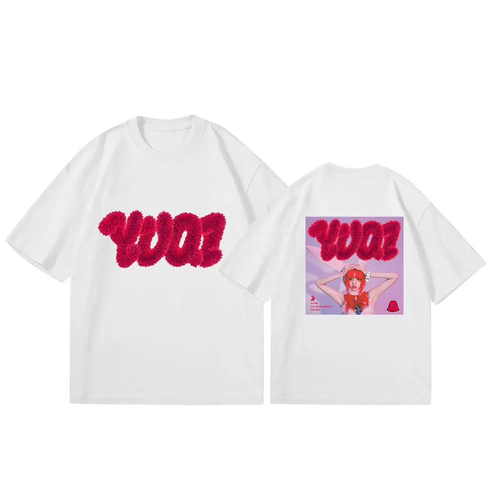 KPOP (G)I-DLE YUQI GIDLE альбом для фанатов рубашки уличная одежда свободная футболка топы