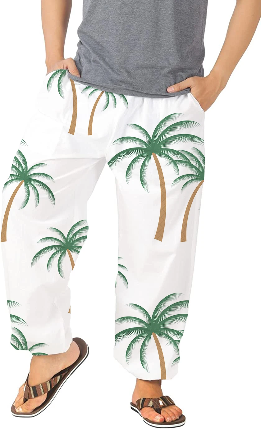 

Yoga Pants Men's Casual Solid Color Baggy Trousers Belly Dance Yoga Harem Pants Slacks sweatpants Trendy Loose Dance Clothing