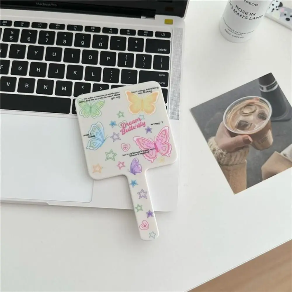 Портативное милое косметическое зеркало с героями мультфильмов