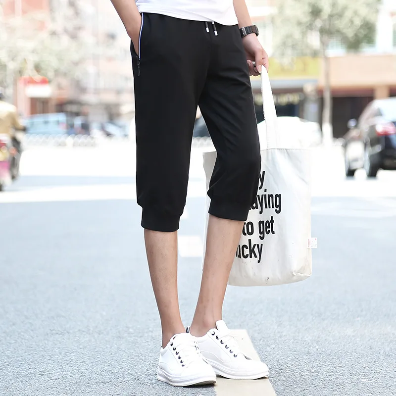 

A1051 Large size shorts men shorts for men summer color code Male Fitness Men's casual fifth loose summer KS1567