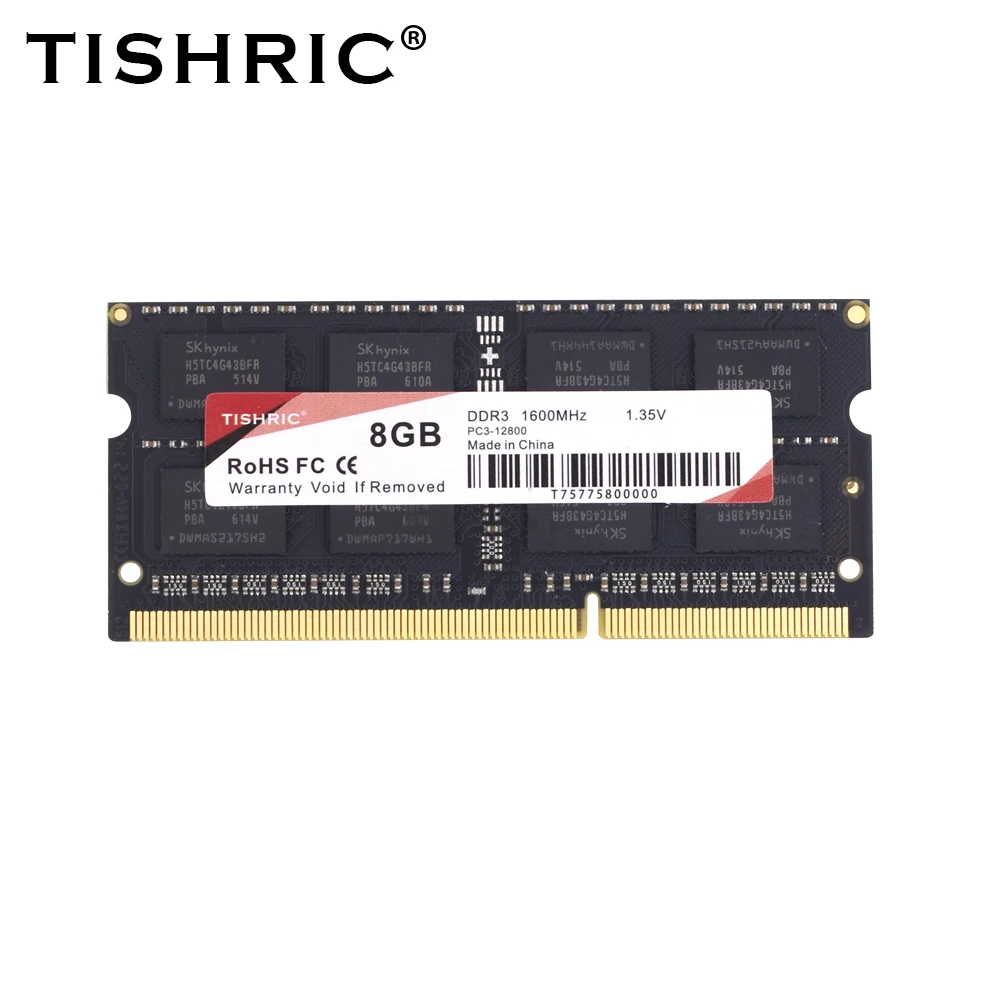 

TISHRIC Ram Memory DDR4 DDR3 4GB 8GB 16GB Notebook Ram 1600 2400 2666 3200 MHz High Performance Laptop Ram Memory