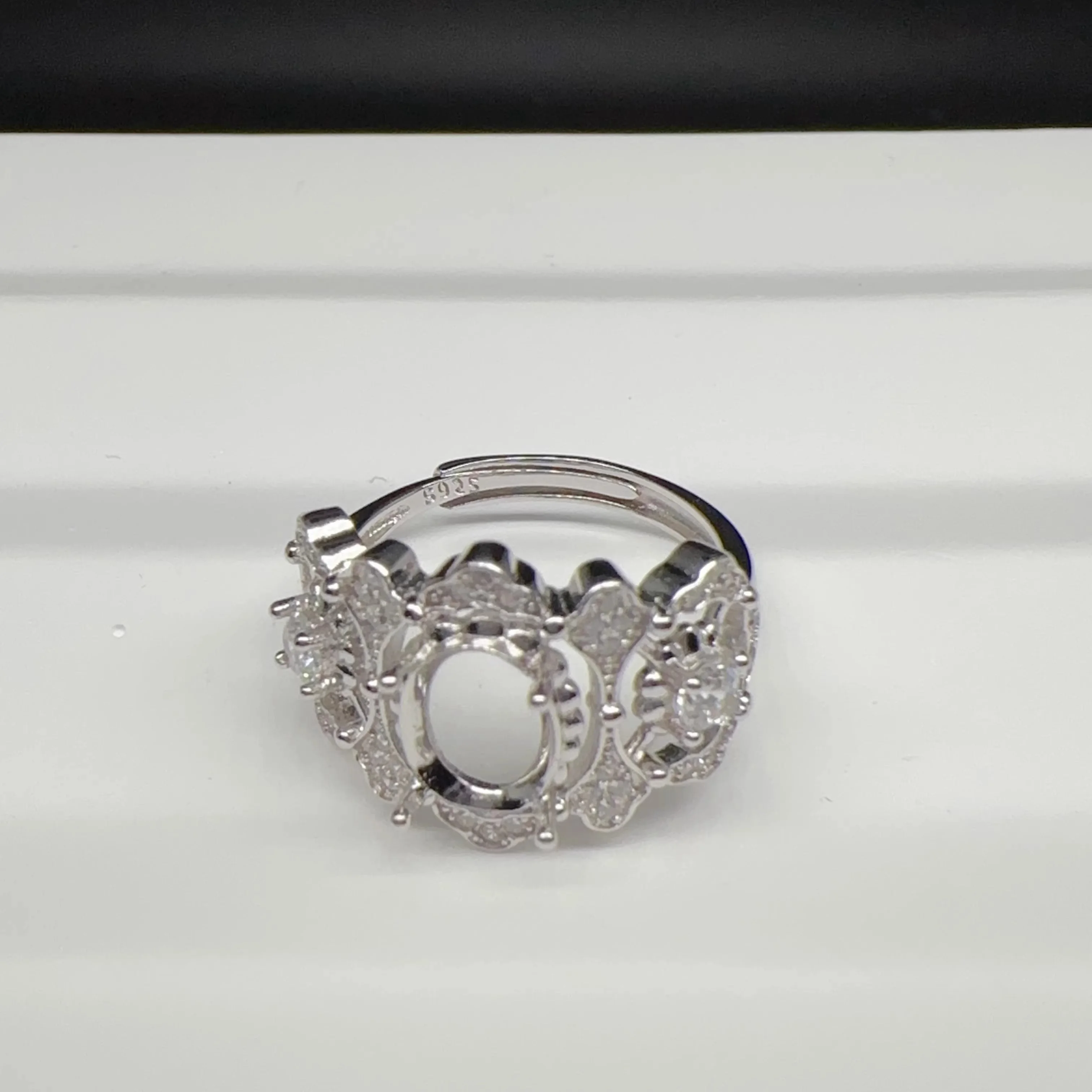 MeiBaPJ инкрустация Овальный 6*8 мм драгоценный камень модное кольцо Набор сделай сам