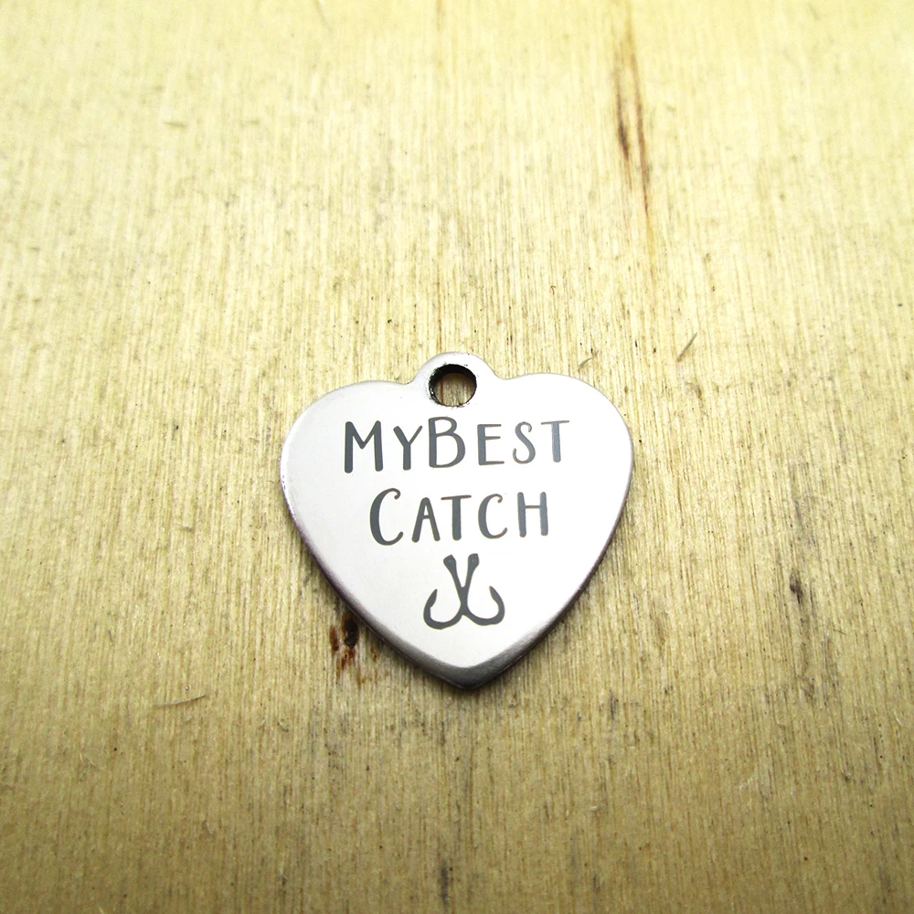 20 шт.-мои лучшие подвески из нержавеющей стали-лазерная