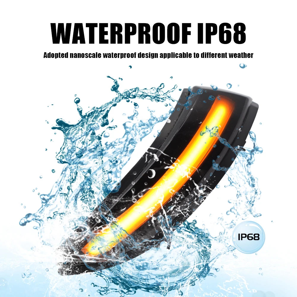 Динамический индикатор бокового зеркала последовательный указатель поворота