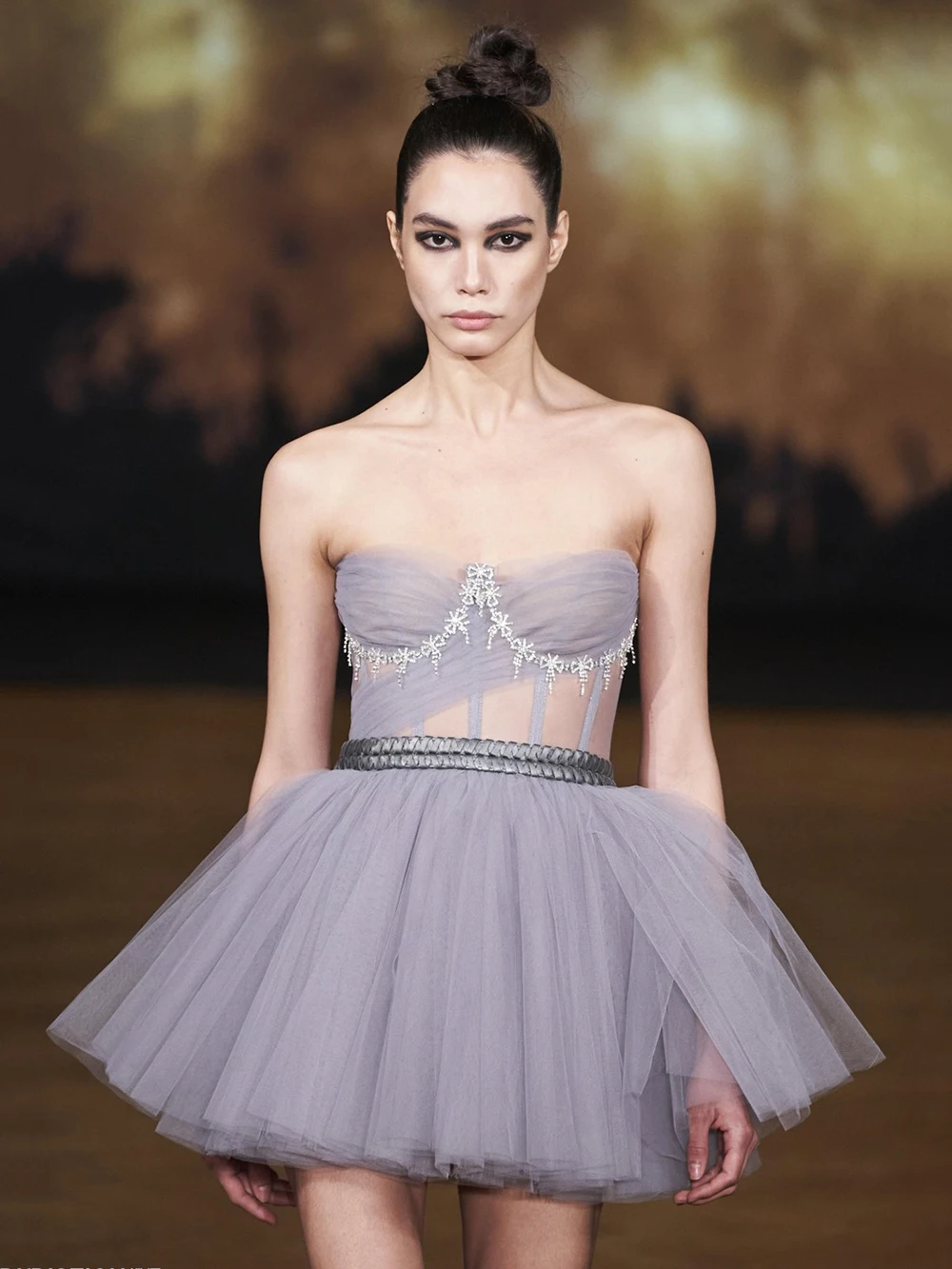 

2023 Women Summer Sexy Sleeveless Strapless Mesh Backless Diamonds Pleated -Ball Gowns Bodycon Elegant Party Club Evening Dress