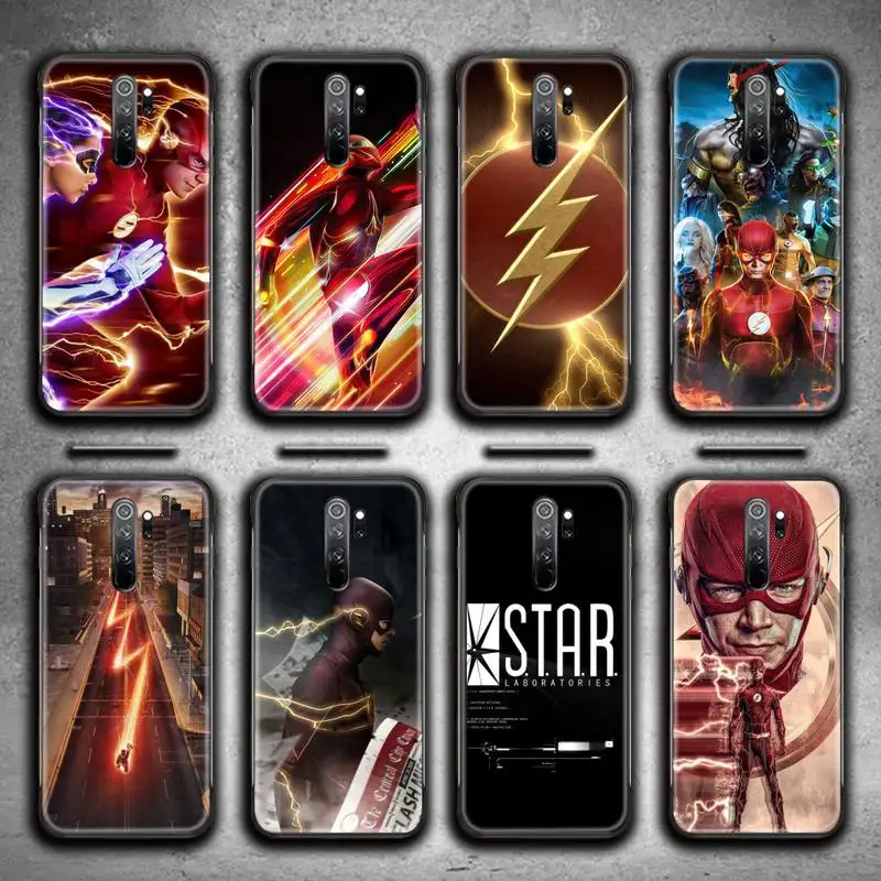 

DC The Flash Phone Case for Redmi 9A 9 8A Note 11 10 9 8 8T Pro Max K20 K30 K40 Pro