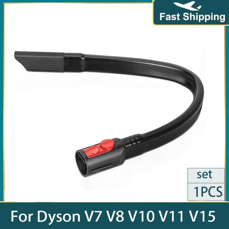 

Flat Suction Nozzle Head For Dyson V8 V7 V10 V11 V15 Robot Vacuum Cleaner Replacement Parts Flexible Crevice Tool
