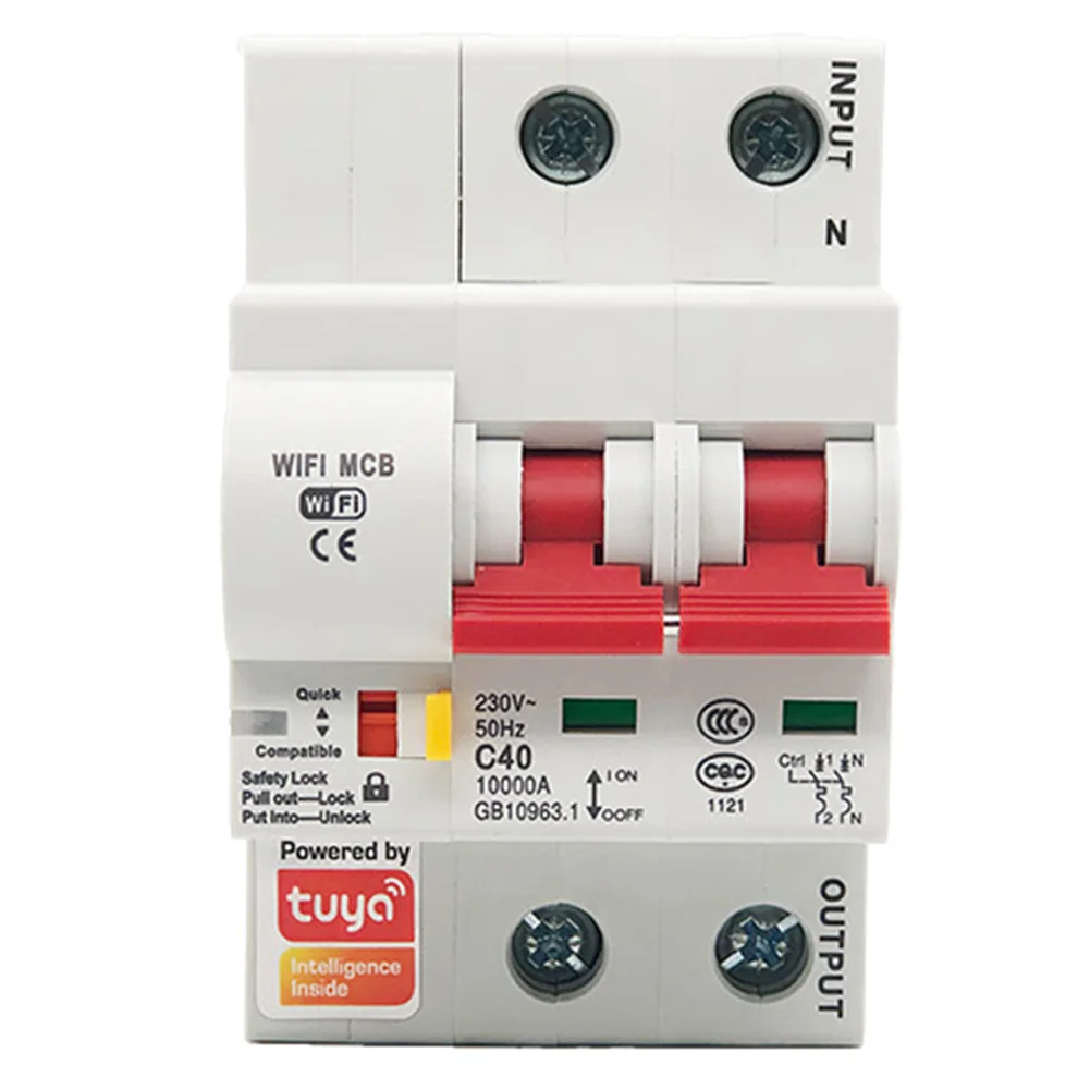 

Power Up Your Smart Life with WiFi Circuit Breaker 2P Switch Devices On/Off by App Audio Voice and Timer Schedule