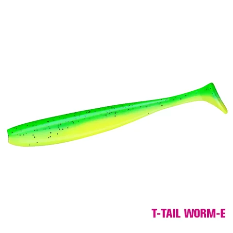 Tsurinoya novo tamanho 100mm 120mm T cauda luras macias fáceis Shiner Artificial Baits macios odor adicionado para os wobblers de pesca de robalo
