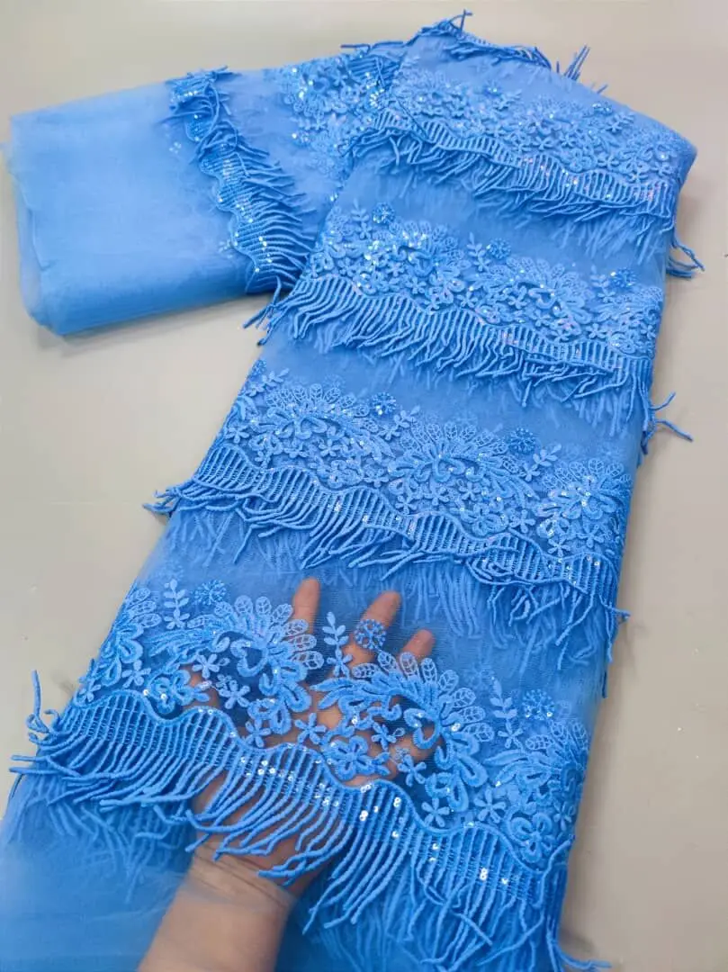 Африканская кружевная ткань 2022 высококачественное кружево 5 ярдов новейшая