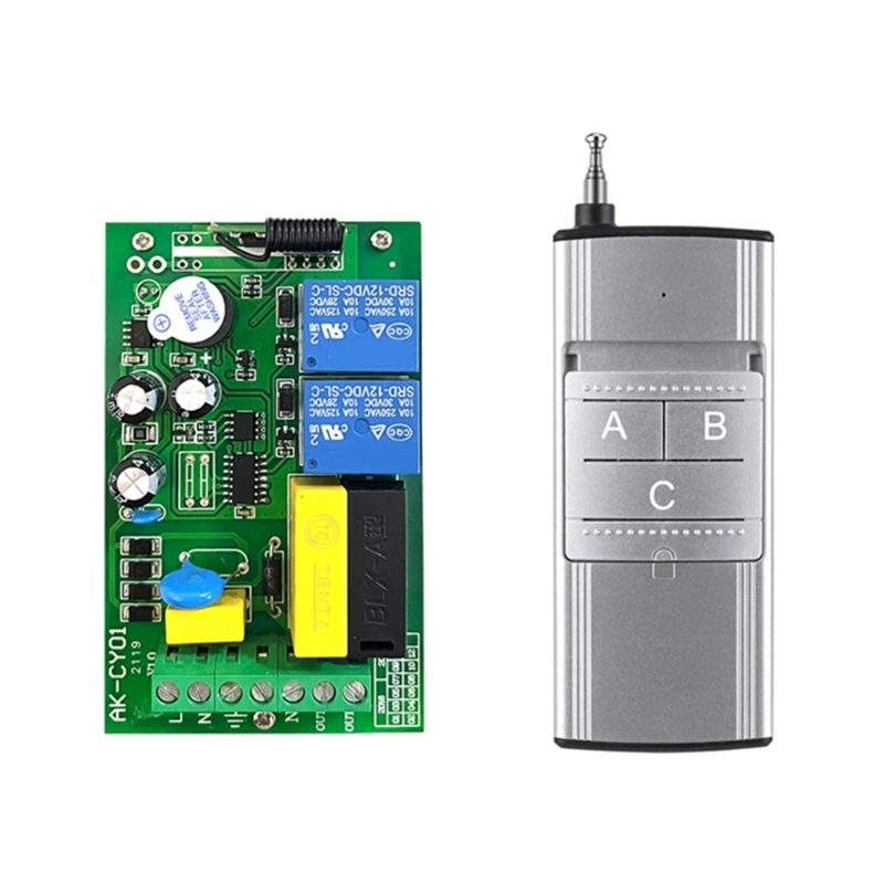 

3CH 315/433MHz Electric Curtain Remote Motor Wireless Remote Control Switchs RF Remote Control Receiver Transmitter