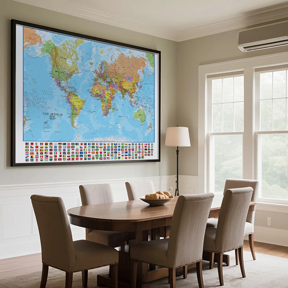 

Карта мира, распылительная картина, 120x80 см