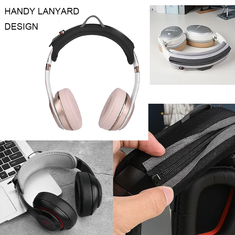 

KUTOU Universal Fully Enclosed Headphone Head Cover for Beats Bose Sony Headset Protective Cushion Pad Headband Cover