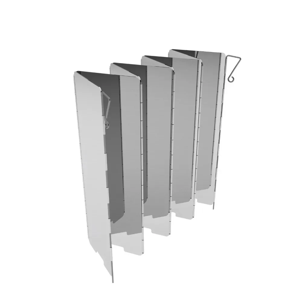 Складной ветрозащитный экран из алюминиевого сплава для печи 8/9