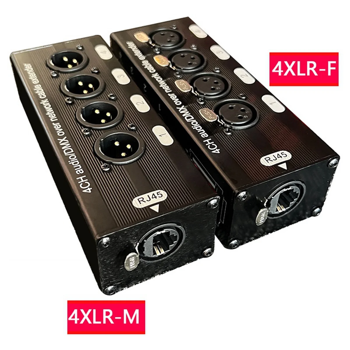 4-канальный 3-контактный удлинитель аудио XLR и DMX512 штекер