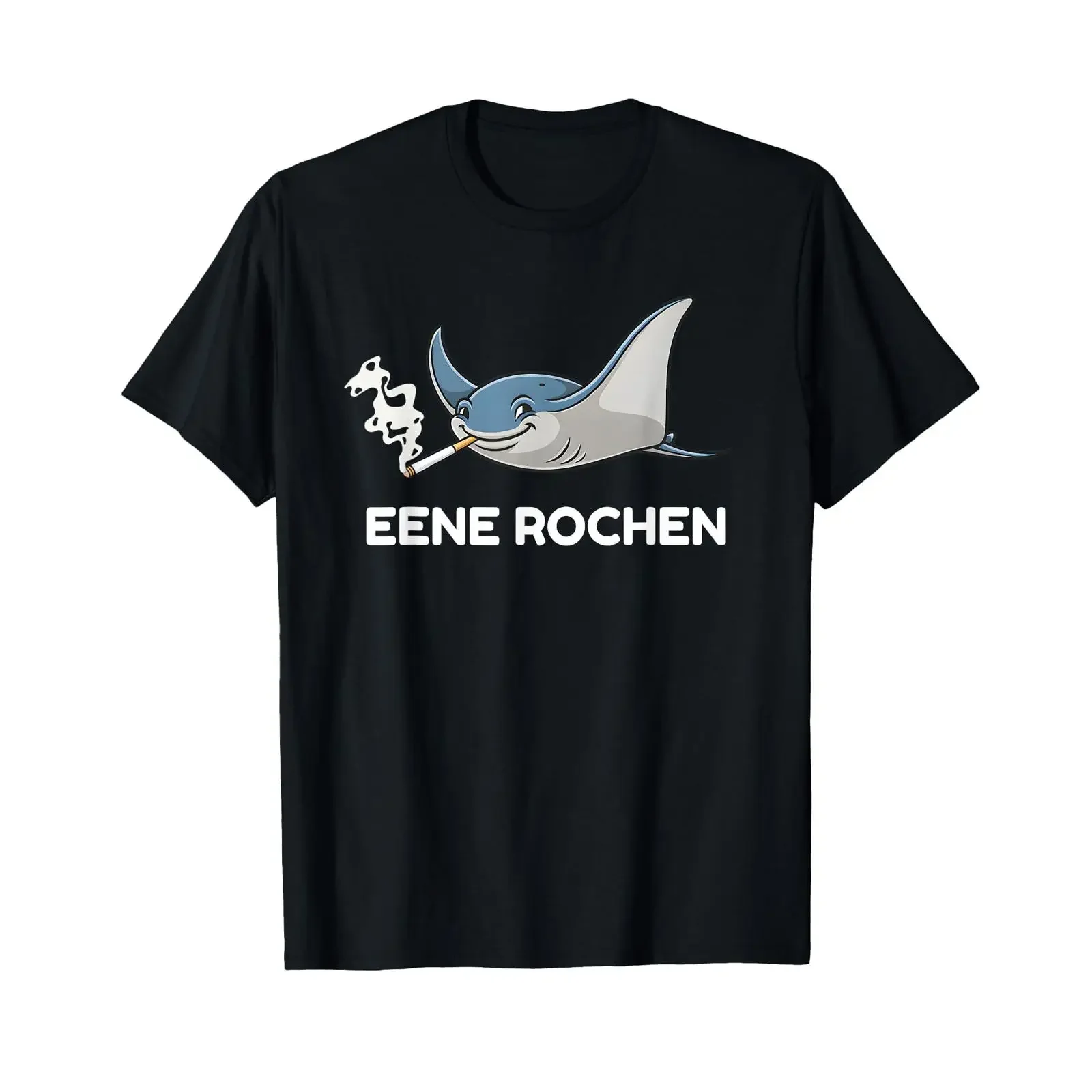 Фото Футболка EENE ROCHEN Original Ene Fun, винтажная, с эффектом потертости, универсальная, в стиле стритвир, слегка мужская, для повседневной носки, стильная, эластичная. №1