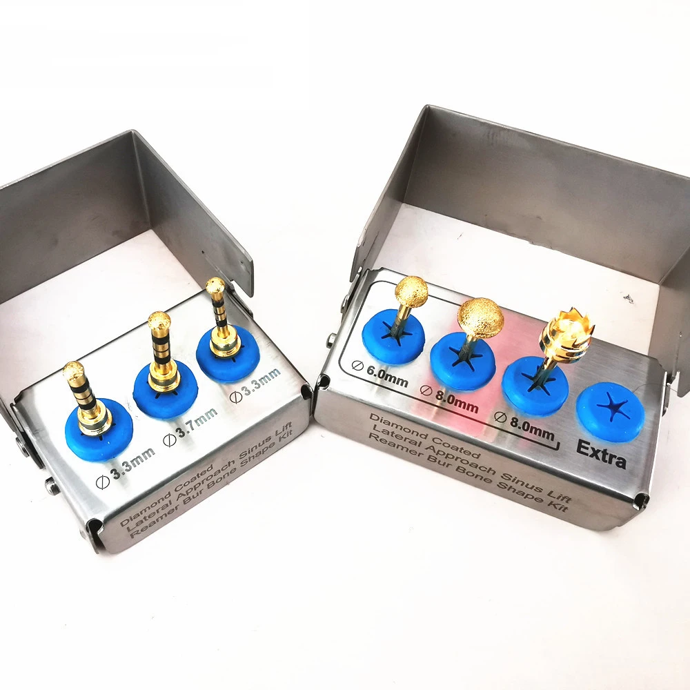 

1 Набор мембраны для зубного импланта с алмазным покрытием, сверла для бокового приближения, развертка для подтяжки Sinus, набор инструментов ...