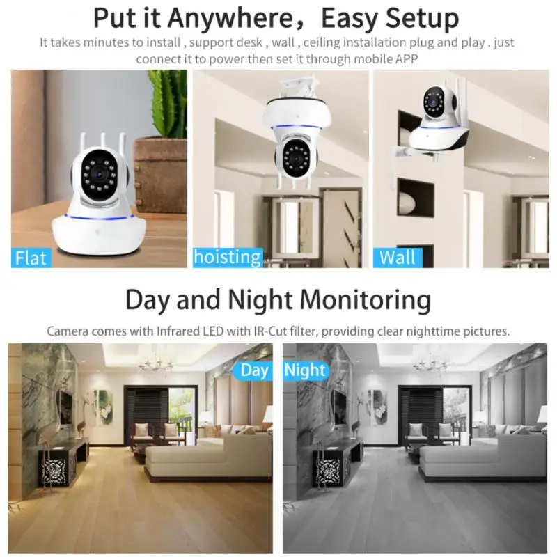 

Ip-камера V380, 1080p, Wi-Fi, 360 градусов