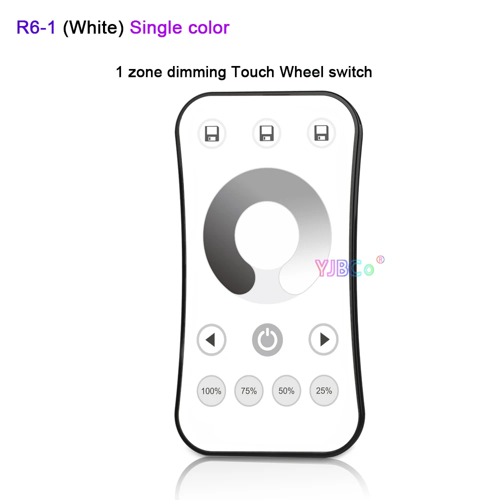 RGB-контроллер YJBCo R6-1 для одноцветного освещения