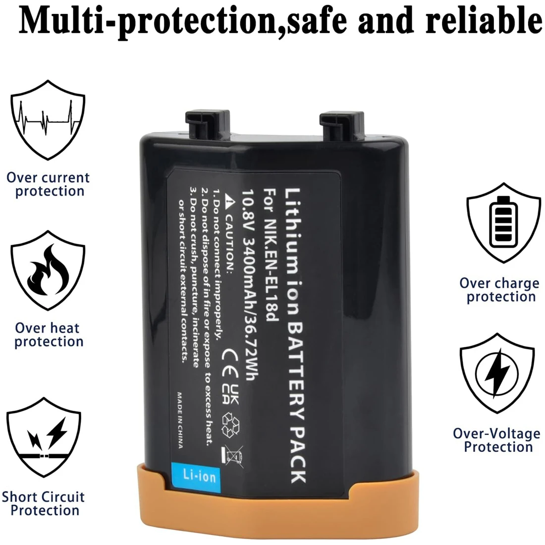 Аккумулятор и зарядное устройство для зеркальных камер Nikon Z9 D4 D4S D5 D6