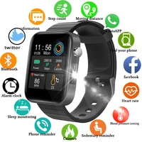 2022 new t68 smart watch men body temperature measure heart rate blood pressure oxygen bracelet call reminder smart watch black
