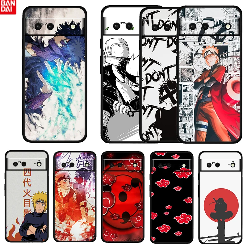 

Anime Naruto Cool Art Shockproof Cover For Google Pixel 6 6A 5 4 5A 4A XL Pro 5G Fundas Soft Black Phone Case Cover Coque Capa