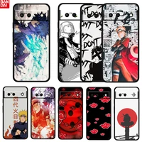 anime naruto cool art shockproof cover for google pixel 6 6a 5 4 5a 4a xl pro 5g fundas soft black phone case cover coque capa