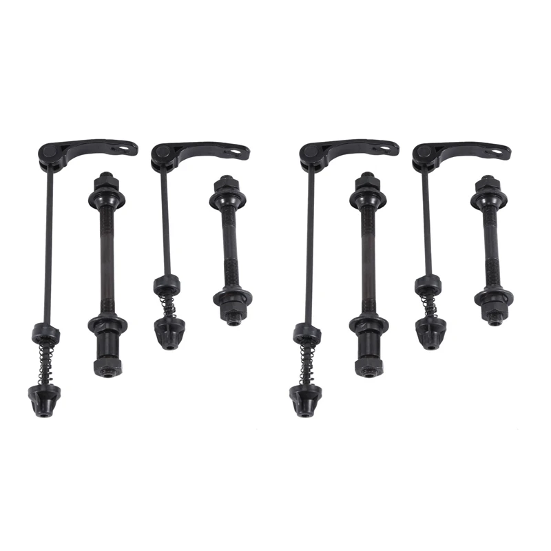 

Bike Axle Quick Release Front Rear Bicycle Axle Wheel Hub Fit For Road Bike, Mountain Bike, MTB, BMX (2 Set)