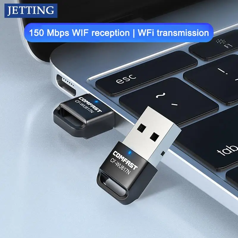 

Wi-Fi адаптер 150 Мбит/с 802.11N, 2,4 ГГц, для Win7/8/10/11