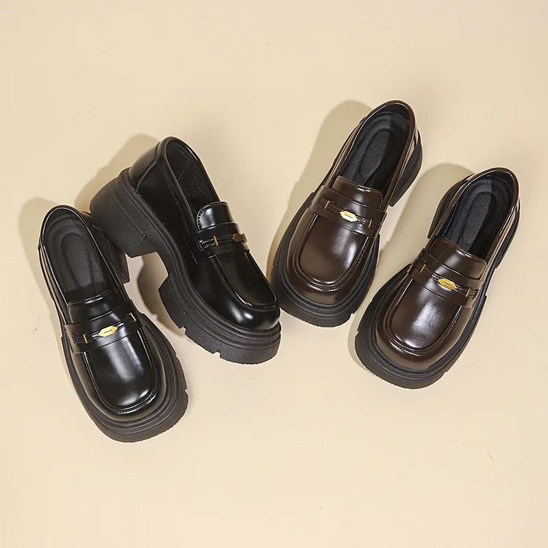 Женская обувь 2024 повседневные женские кроссовки в британском стиле сабо с