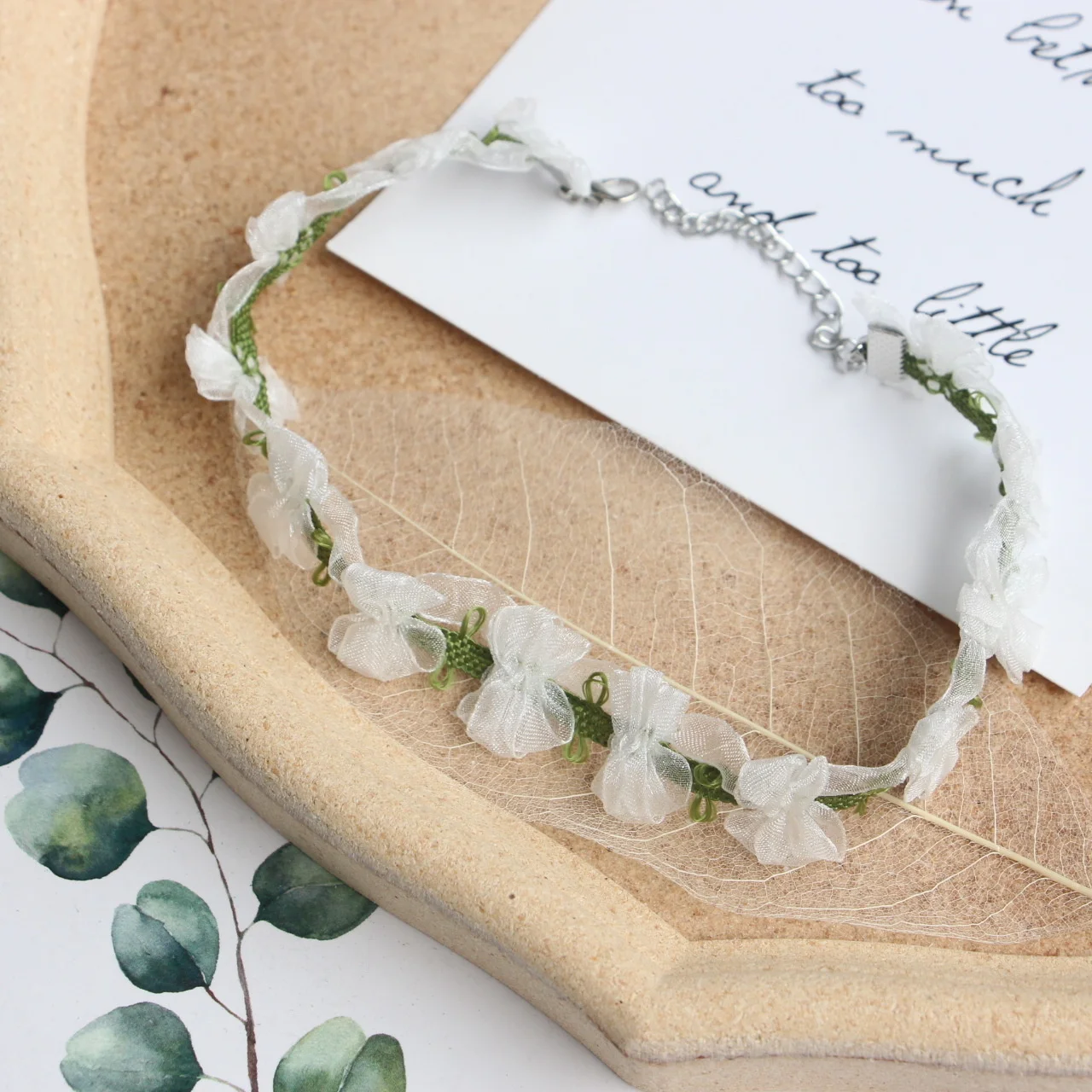 Цепочка на ключицу ручной работы игривая суперфея Милая Кружевная Женская милая