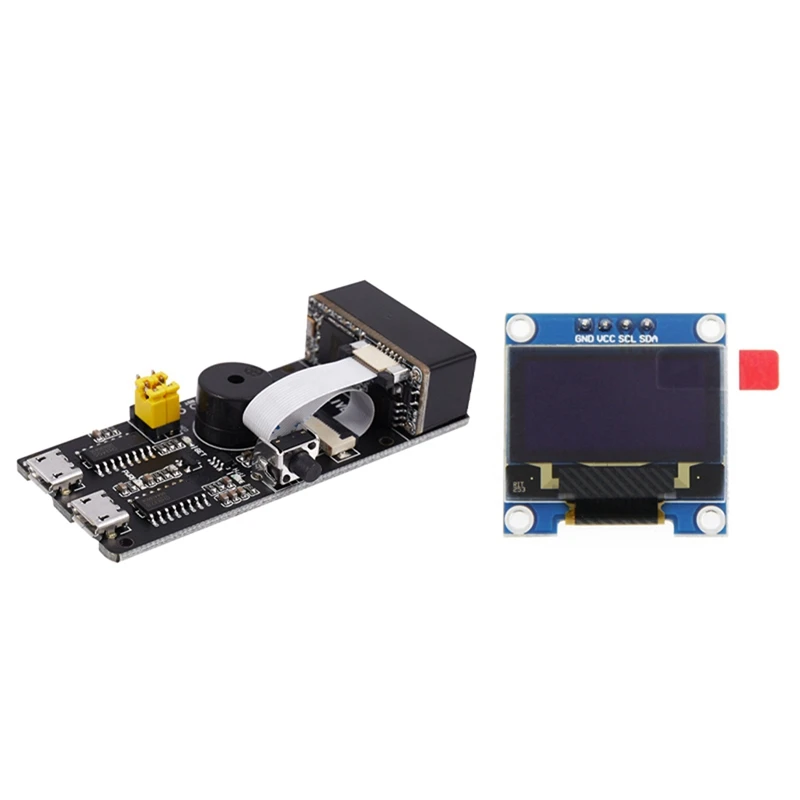 

Hot Qr /1D/2D/Code Scanner V3.0 Barcode Scan Recognition Module With 0.96 Inch IIC I2C Serial GND LCD LED Display Module