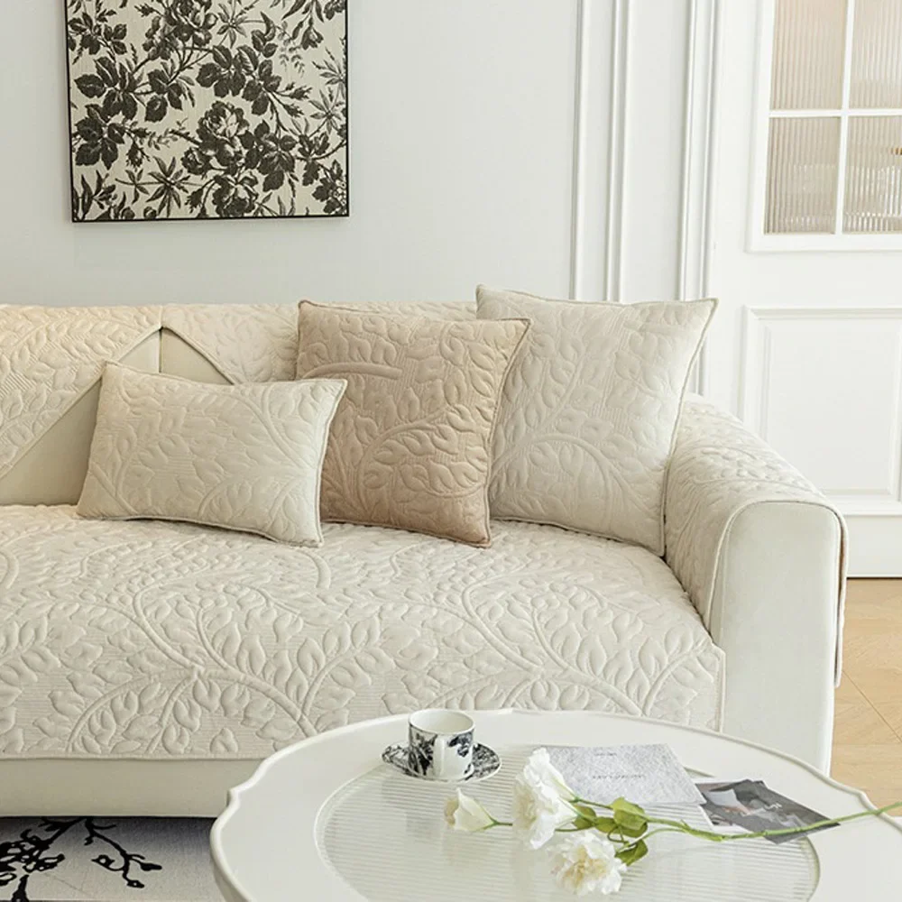 Oksamitny pokrowiec na sofę do domu Regulowane pokrowce wystroju salonu Zwierzęta dla dzieci Podkładka Antypoślizgowe kanapę