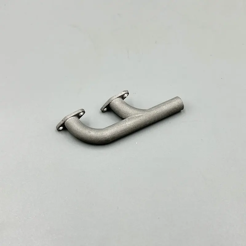 Выхлопная труба с винтовыми металлическими аксессуарами для двухцилиндрового