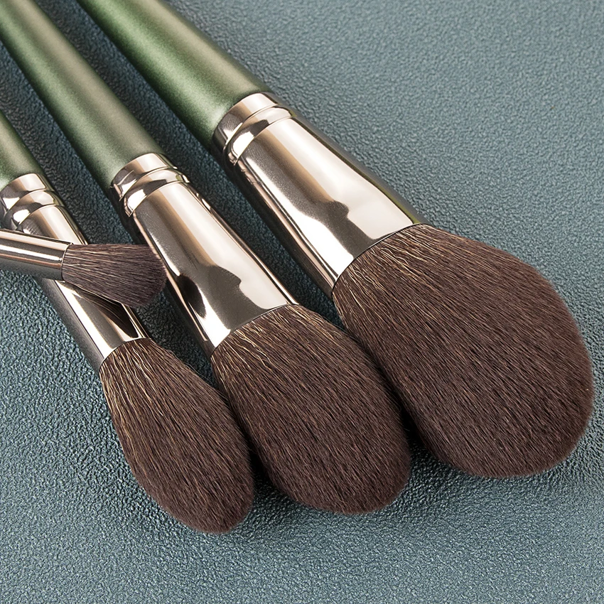 Набор зеленых волшебных кистей для макияжа SAIANTTH 9 шт. тени век свободная пудра