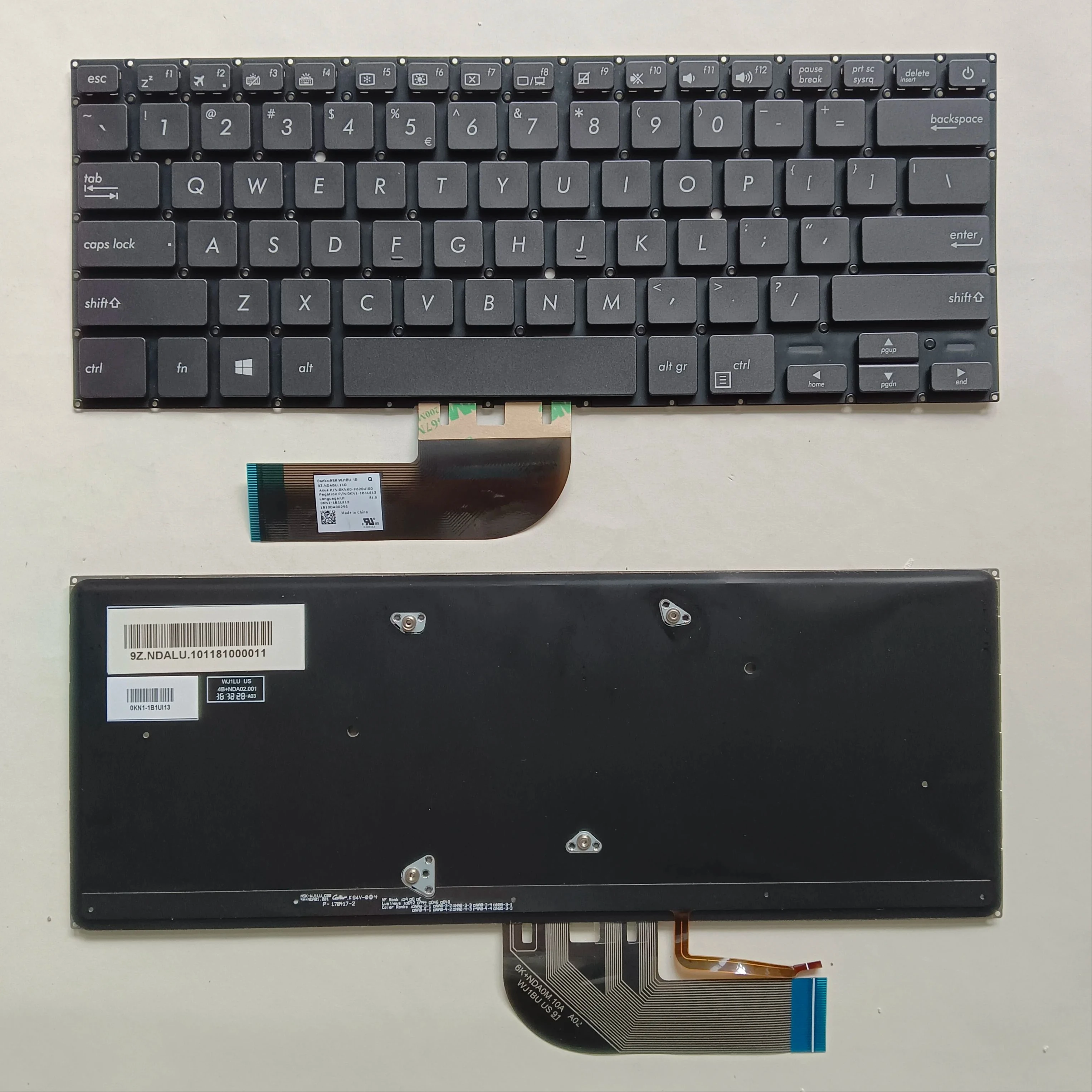 XIN-Ru-US Клавиатура для ноутбука с подсветкой ASUS Pro B9440 B9440U B9440UA B9440F B9440FA B9440UAR B9440UAV