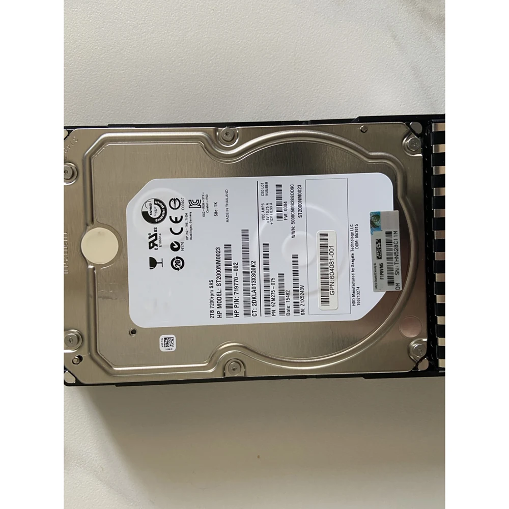 2 ТБ для HP AW555A P2000 SAS-FC 7 К 3 5 605475 -001 604051 719770 -002 Жесткий диск