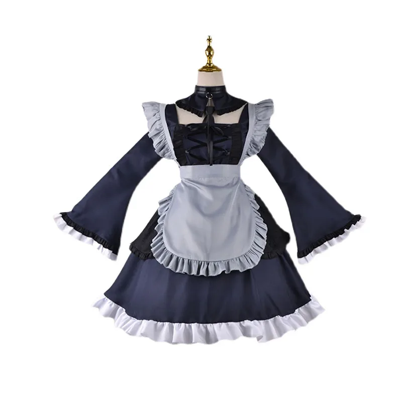 

My Dress Up Darling Marin Kitagawa Cosplay Costume Kuroe Shizuku Maid Dress Anime Wig Lolita Outfits Halloween Costume for Woman