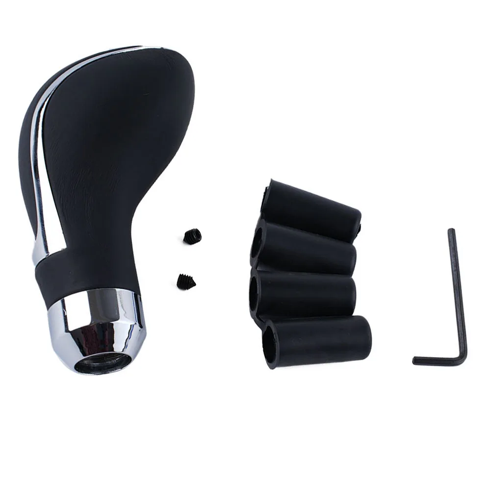 

High Quality Shift Knob Shifter Lever Cover 11cm X 4.5cm Accessories Automatic Gear Stick Leather Replacements