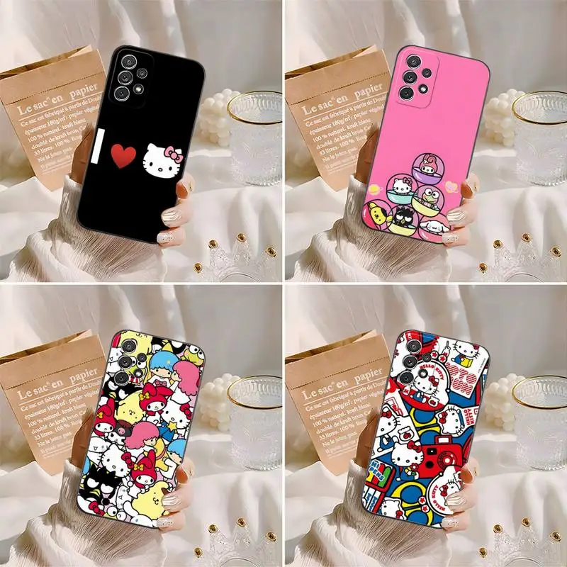 

Sanrio Hello Kitty Phone Case For Samsung A80 A32 A40 A42 A51 A70 A71 A72 4G 5G A91 A21 A22 A30 A20 A31 A50 S10lite2020 S Funda