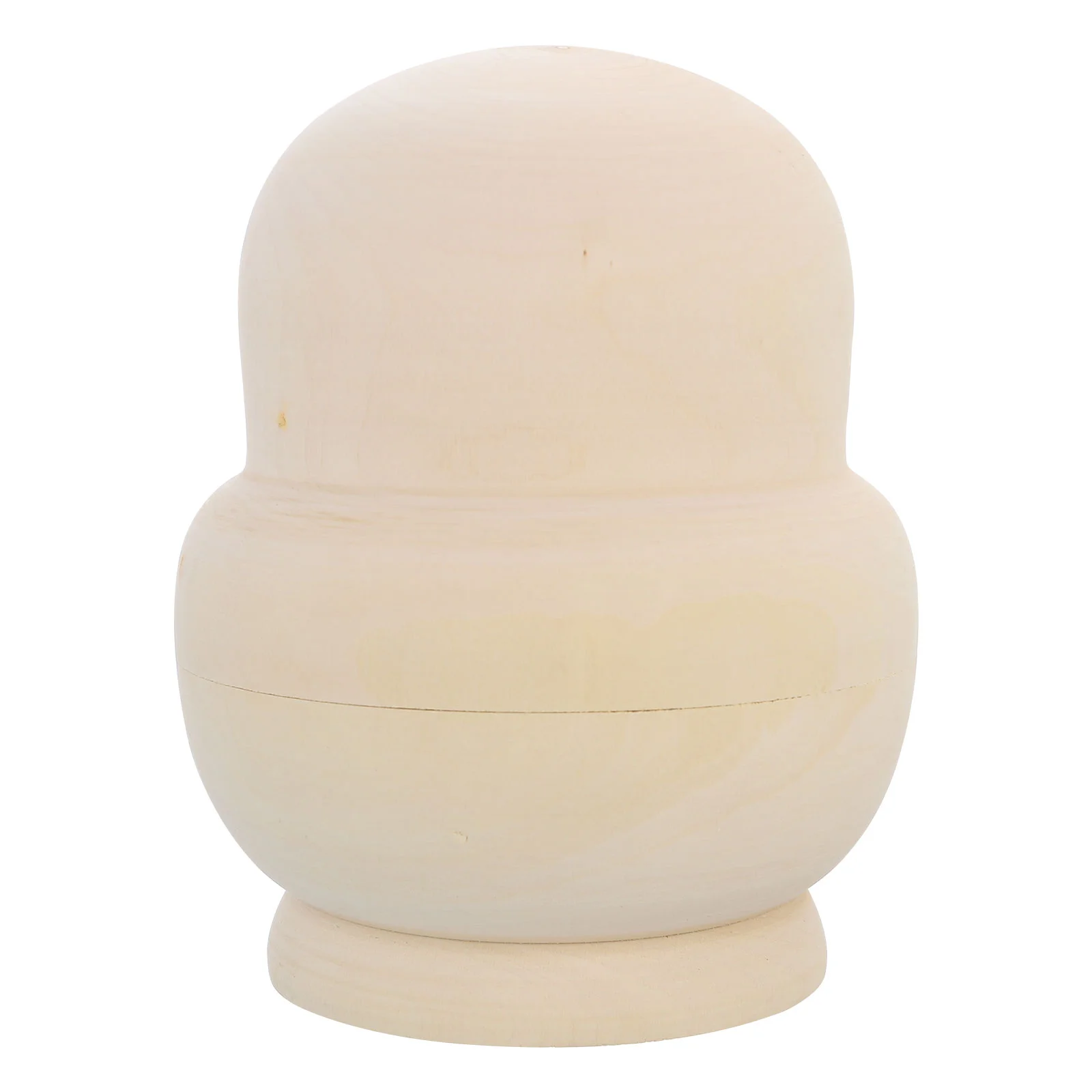 

1 Set Uncolored Nesting Doll Handicrafts Graffiti Big Belly Nesting Dolls