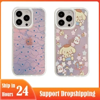 cartoon glitter gradient silicone soft cover full protective case for iphone 13 12 11 pro max x xs xr xsmax funda capa in stock