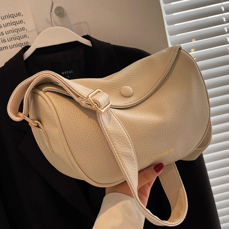 

InsFashion New Crossbody Bags for Women Trend Designer Pu Leather Women's Luxury Brand Female Handbags Solid Casual Shoulder Bag