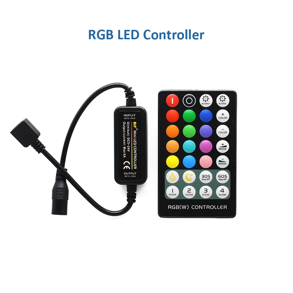 

MJJCLED RGB Контроллер светодиодной ленты 28 клавиш
