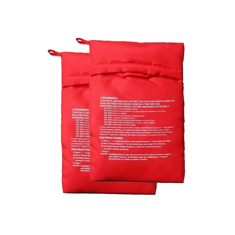 

Многоразовый мешок для картофеля в микроволновке, красный