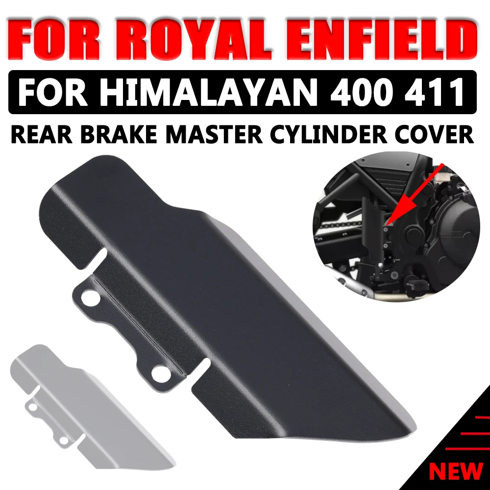 Motorcycle Rear Master Cylinder Guard Protection Brake Cover For RoyalEnfield Himalayan411 Royal Enfield Himalayan 411 400 Parts
