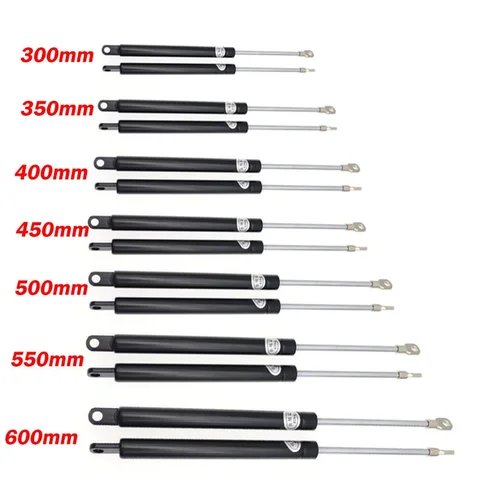 2x 400N 300/350/400/450/500/600 мм газовые стойки подъемник опоры газовая пружина для ящика инструмента RV кровать автомобиль фургон двери окна лодка автобус
