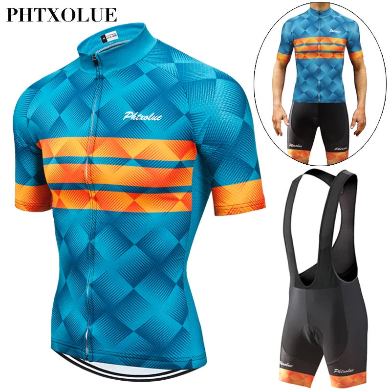 Купи Pro Cycling Jersey Set Men Cycling Set Outdoor Sport Bike Clothes Women Breathable Anti-UV MTB Bicycle Clothing Wear Suit Kit за 554 рублей в магазине AliExpress