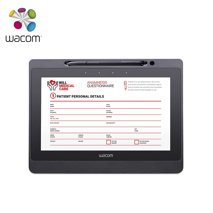 

Wacom DTU-1141 HD Color 10.1" LCD Signature Pad Tablet